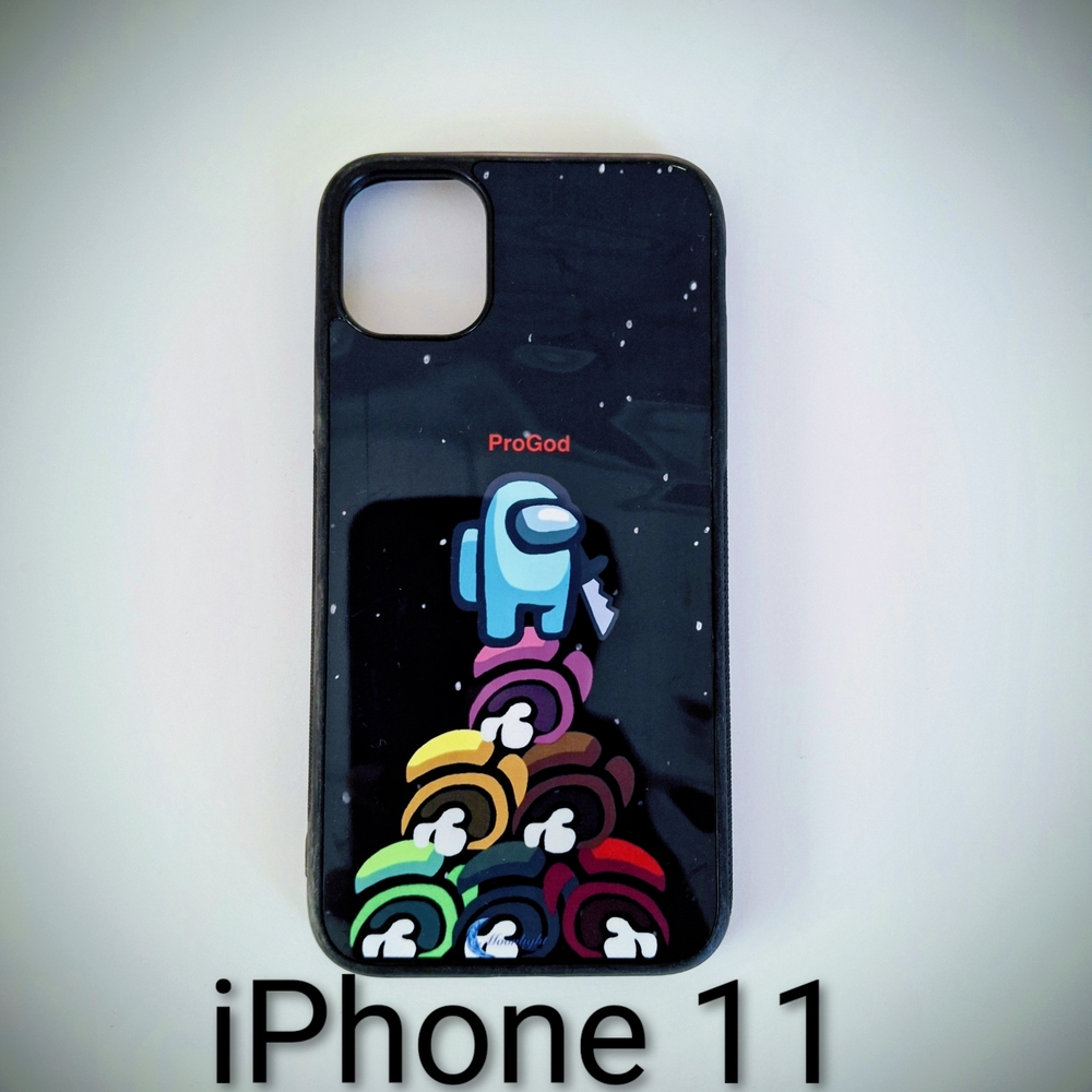 iPhone 11 Case With Among Us Pro god Design